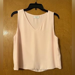 Aritzia Babaton pale pink top